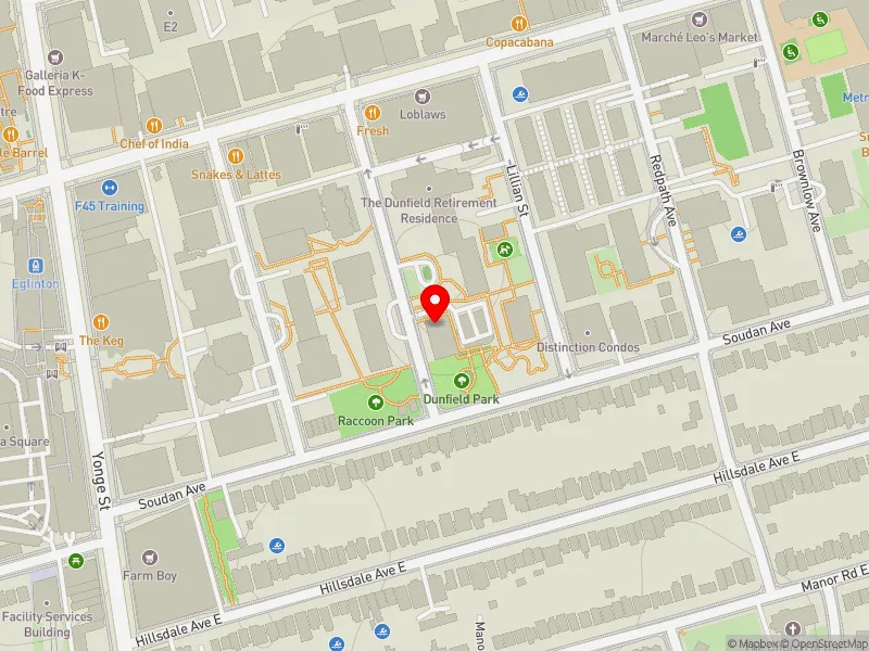 RentSafeTO apartment evaluation map view of 33 DUNFIELD AVE in Toronto-St. Paul's, Toronto