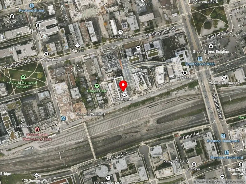 RentSafeTO apartment evaluation satellite view of 450 FRONT ST W in Spadina-Fort York, Toronto
